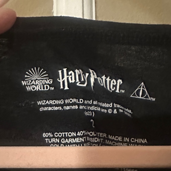 Torrid Harry Potter Black Tee with distressed design - Picture 4 of 5